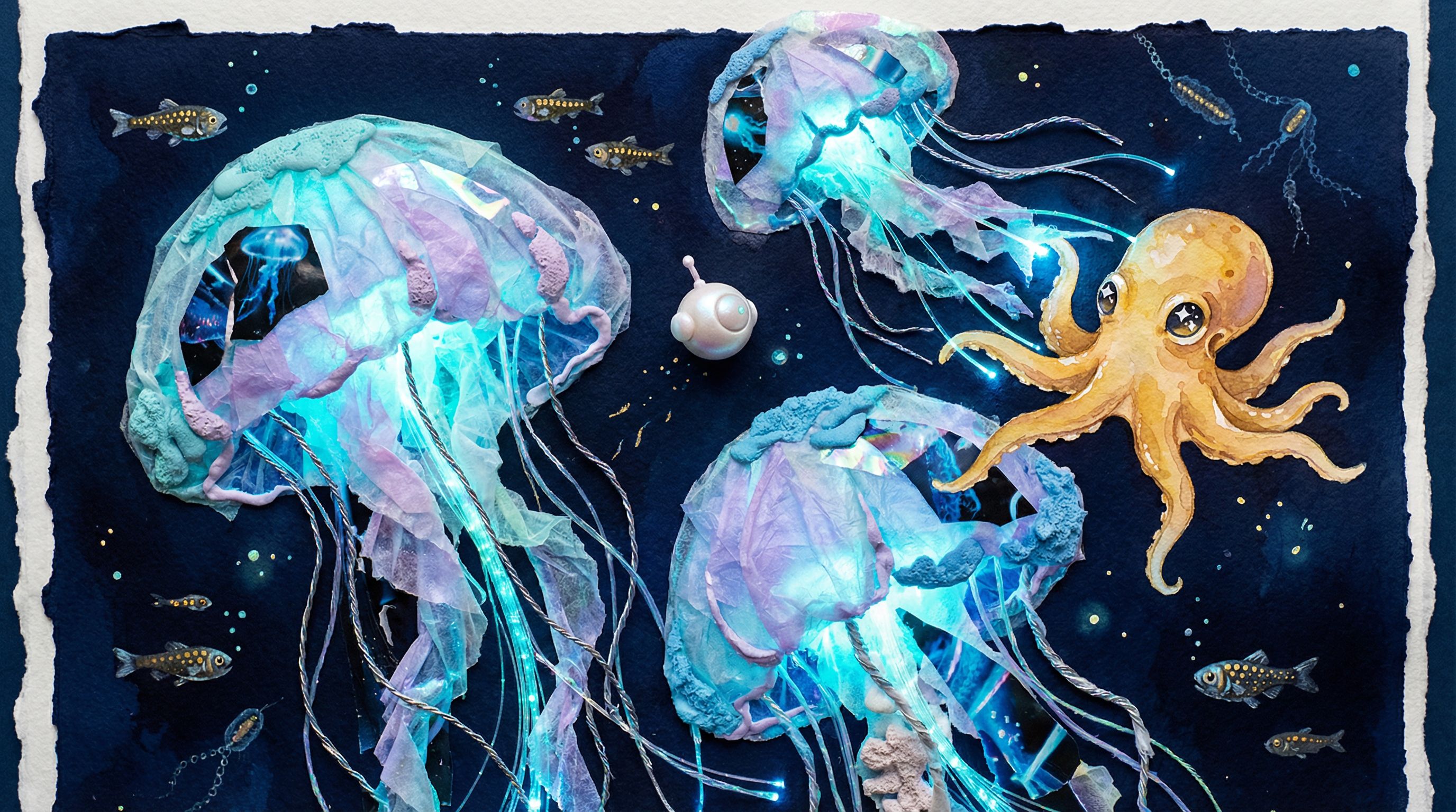 Concept 3 Closeup Jellyfish