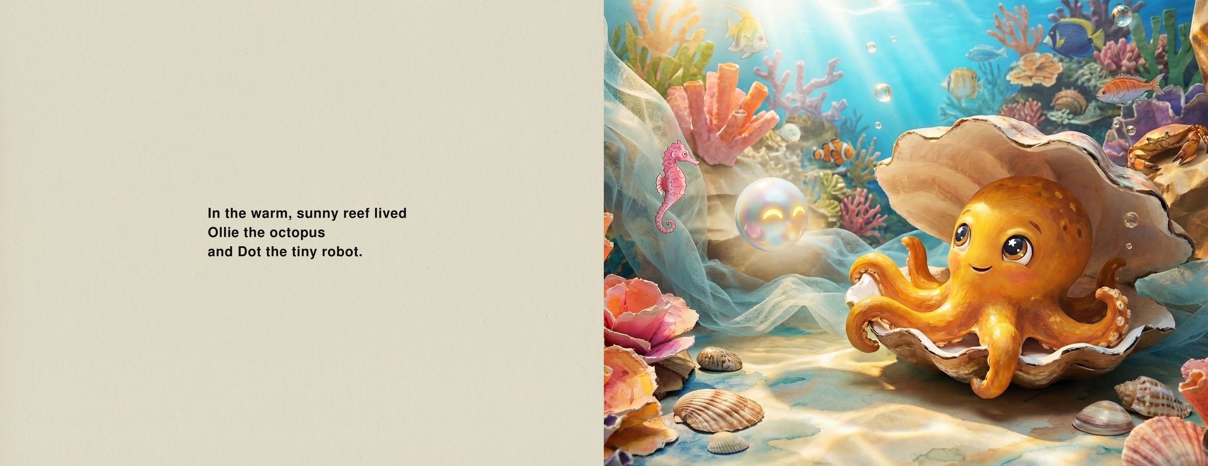 Spread 4 — Sunny Reef