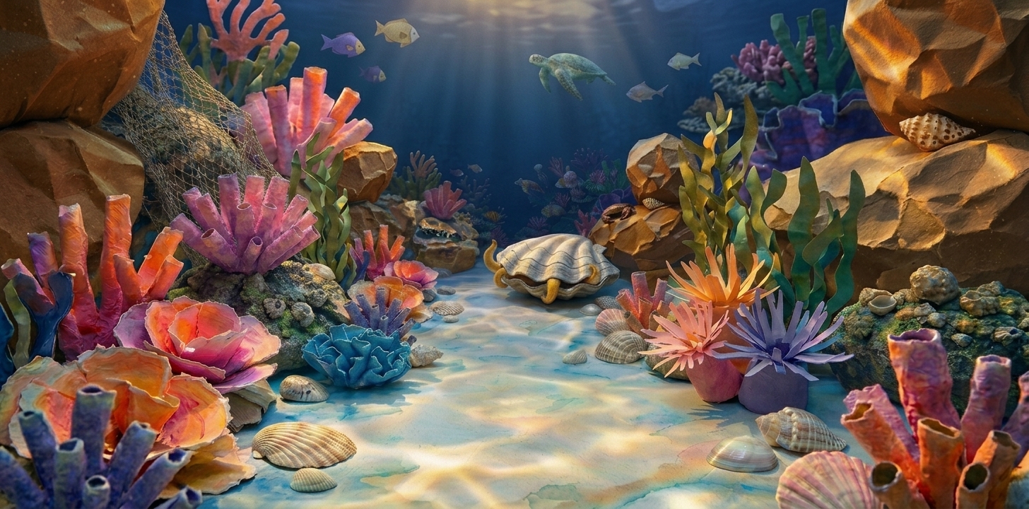 Papercraft Reef